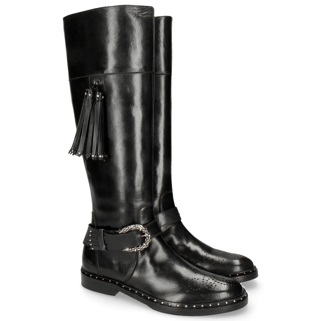 Stiefel Sally 87 Rio Black Rivets
