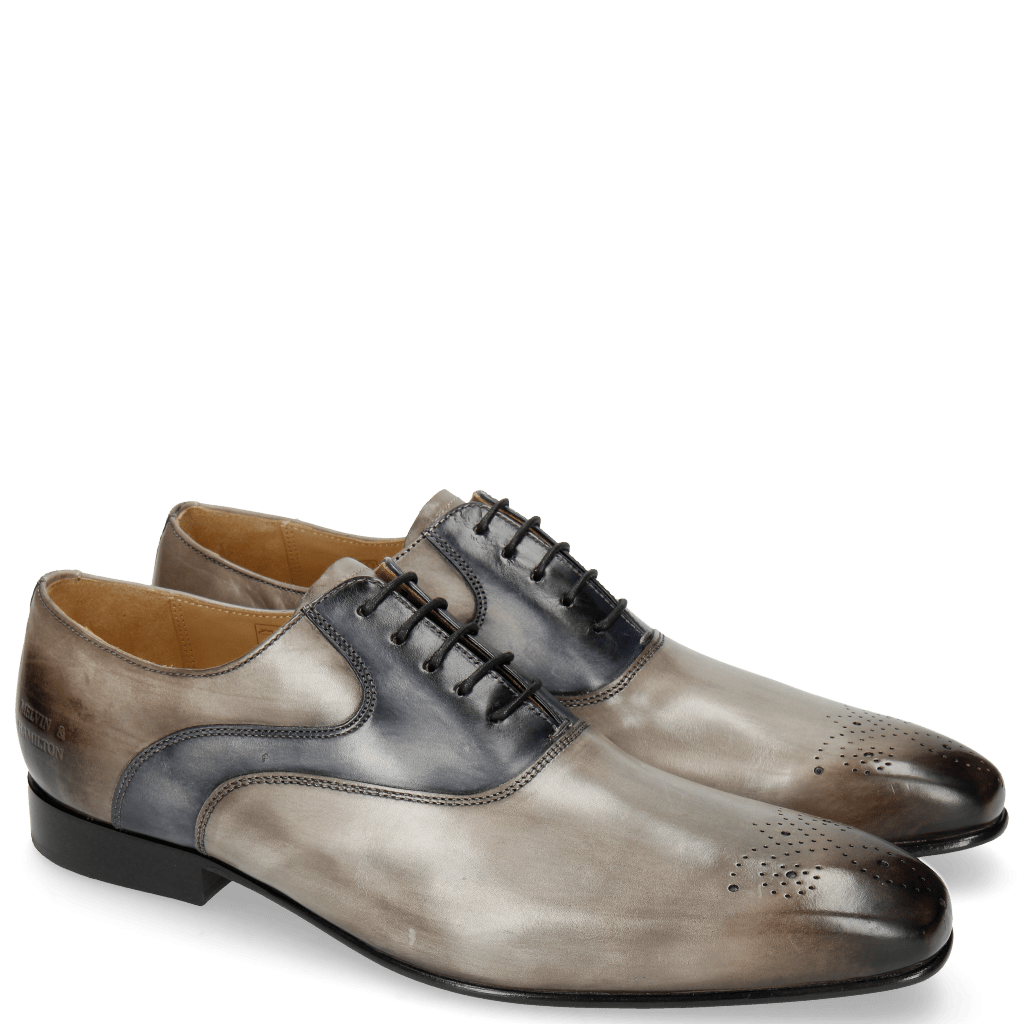 Derby Schuhe Ethan 11 Stone Navy