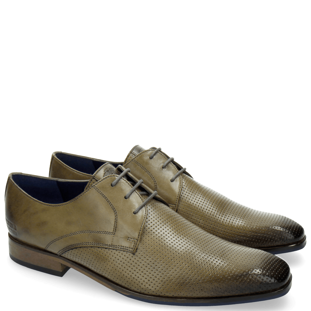 Derby Schuhe Rico 1 Rio Perfo Smoke