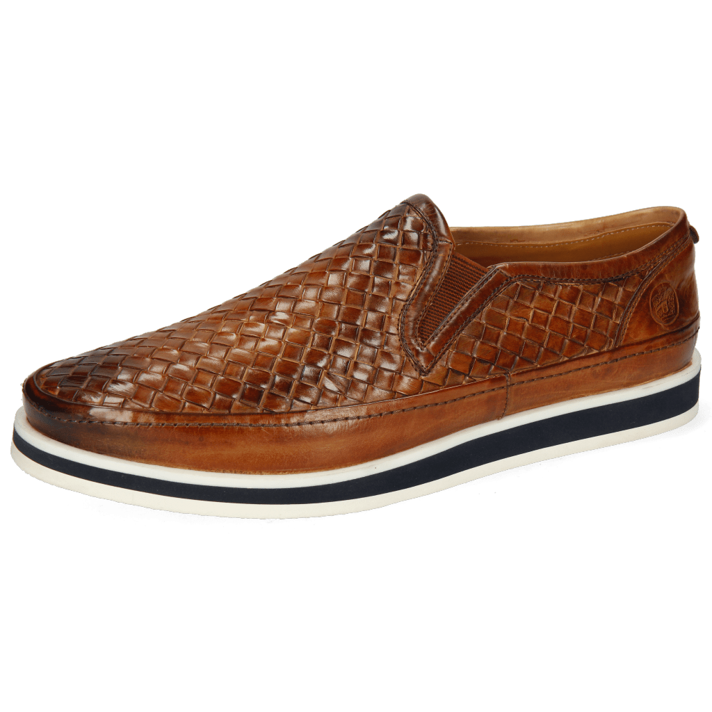 Loafers Harry 2 Tan Woven Modica Off White