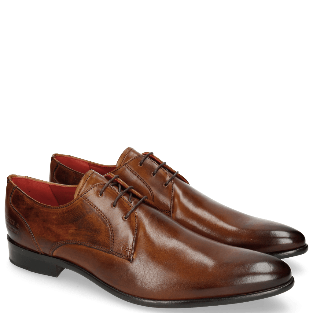 Derby Schuhe Toni 1 Wood LS Brown