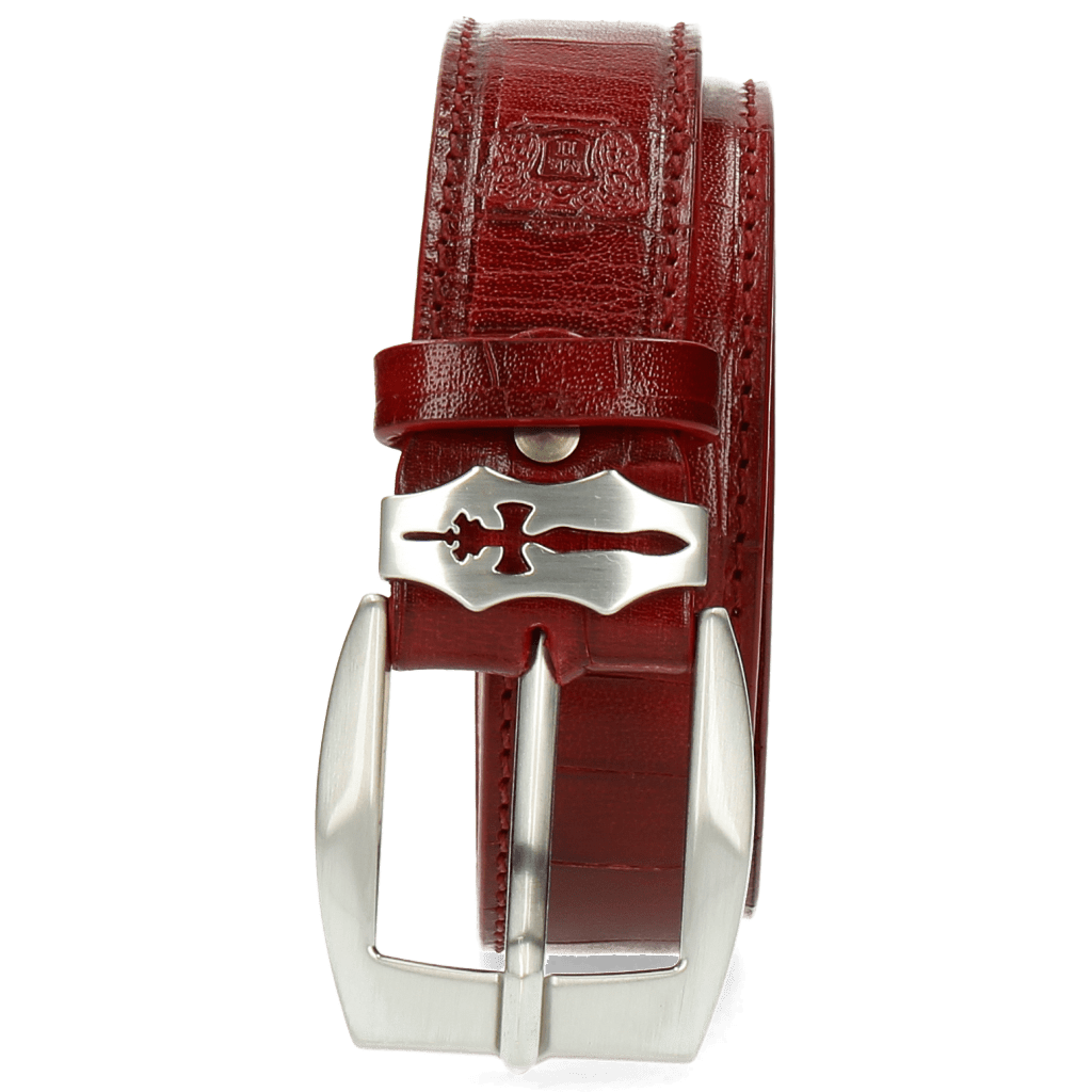 Gürtel Larry 1 Turtle Burgundy Sword Nickel