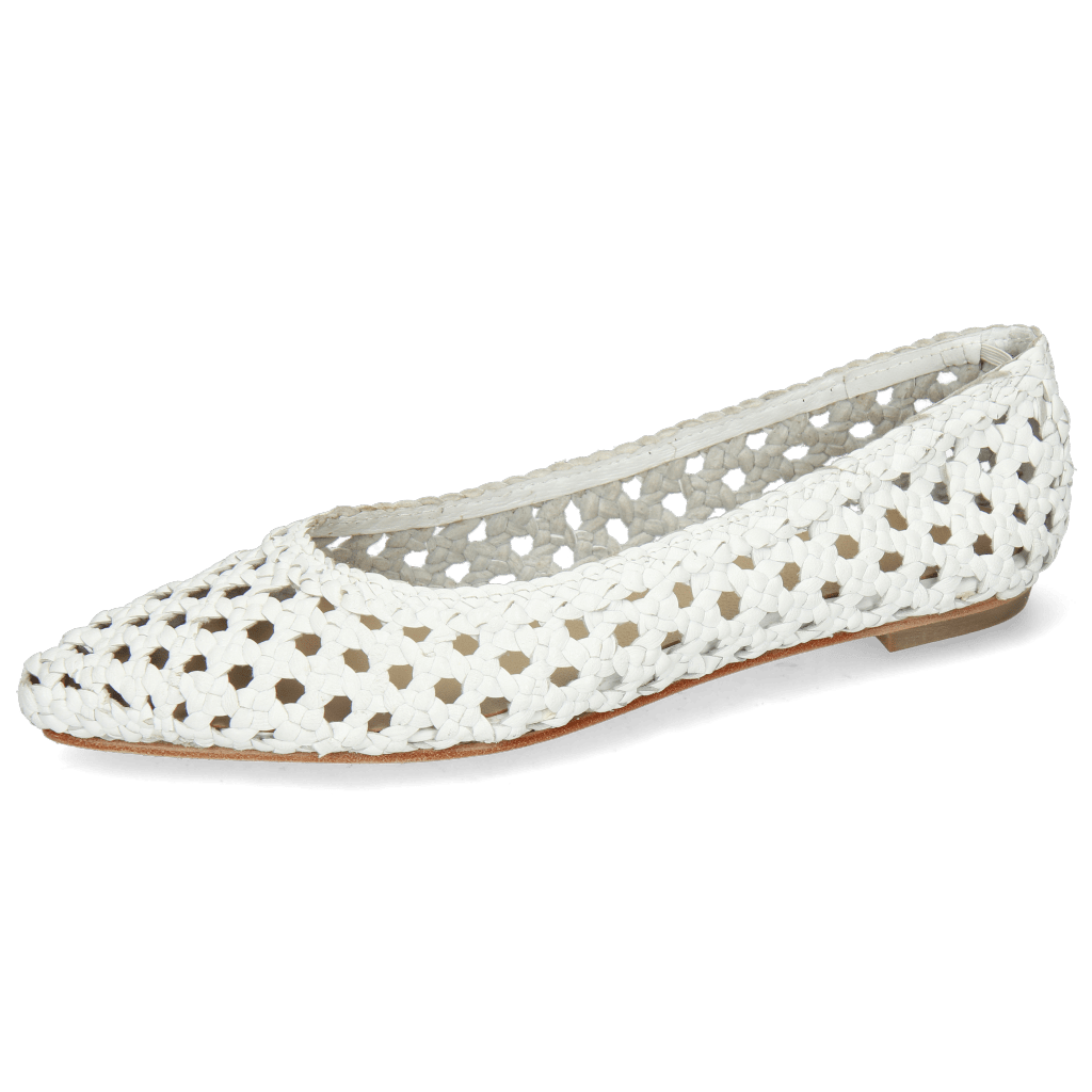 Ballerinas Alexa 16 Woven White