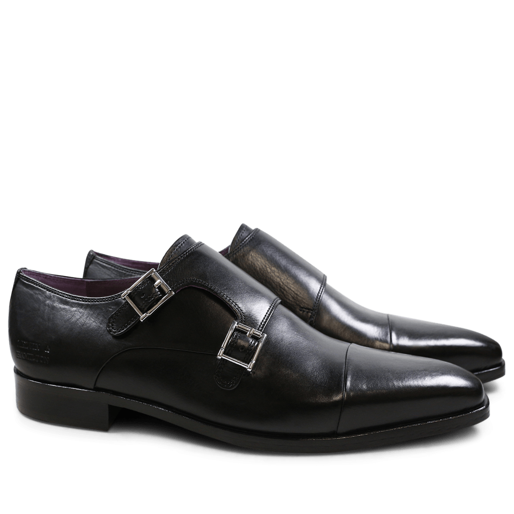 Monk Schuhe Lance 1 Black HRS