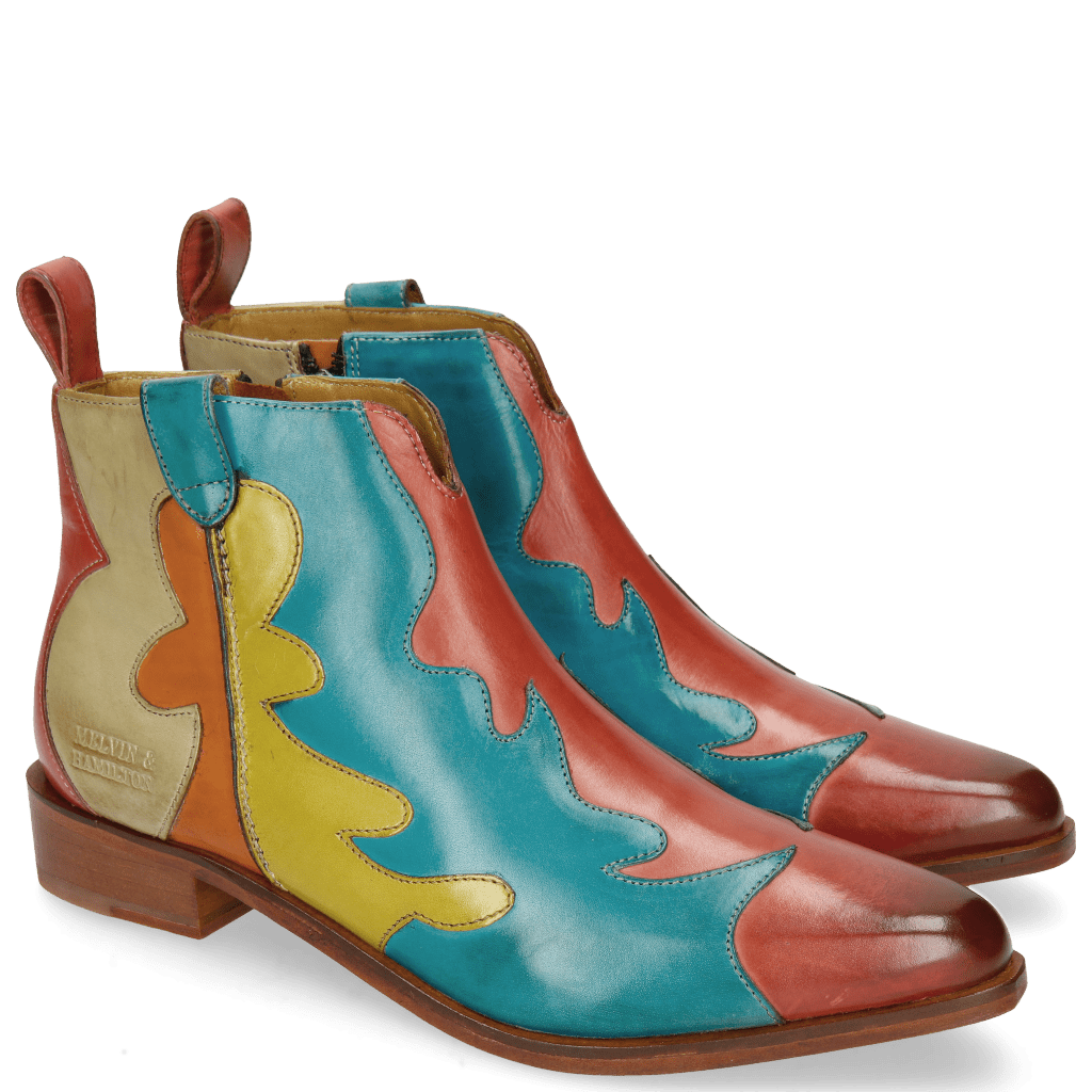 Stiefeletten Marlin 7 Fiesta Ice Blue Sol Tibet New Grass