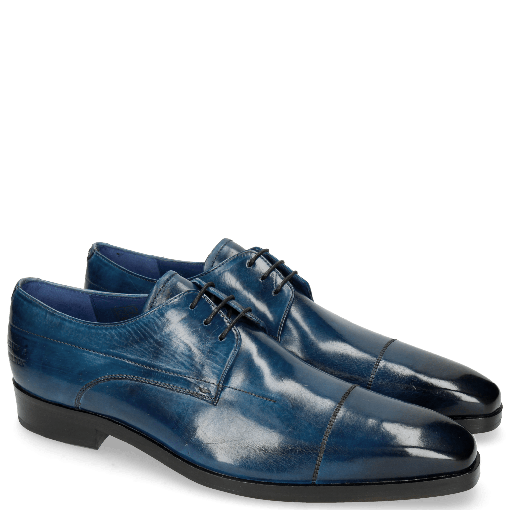 Derby Schuhe Lewis 8 Bluette