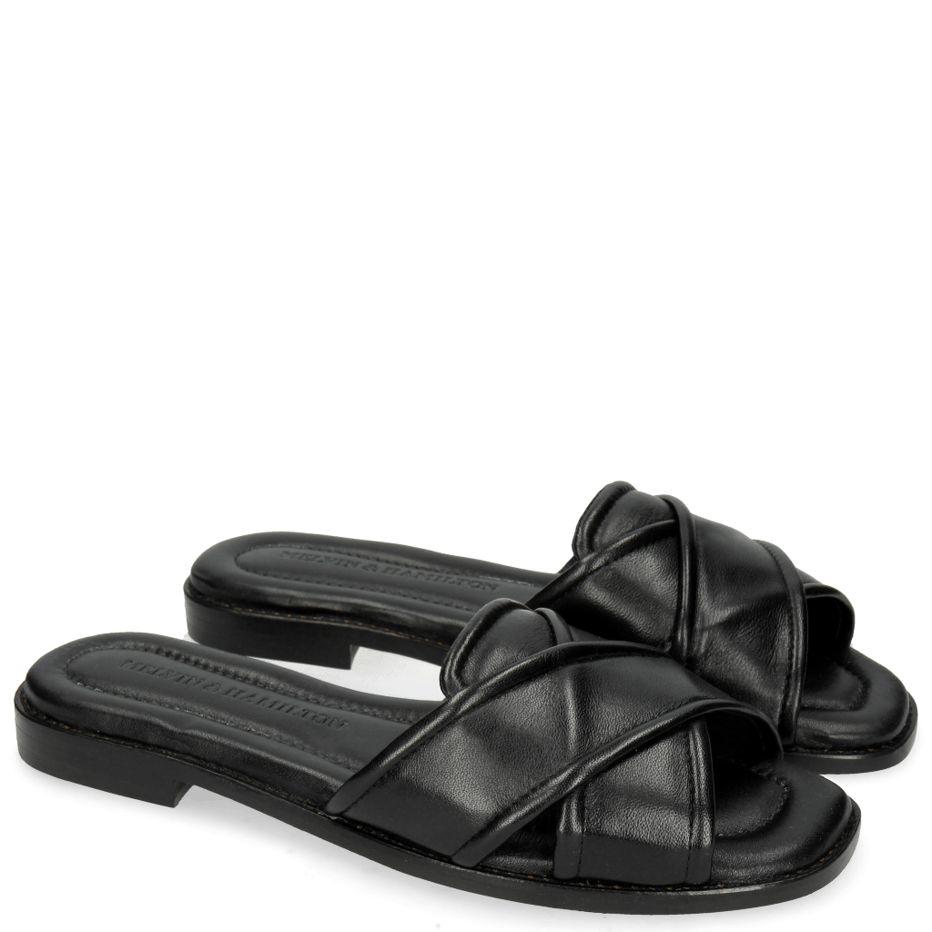Pantoletten Elodie 14 Nappa Black