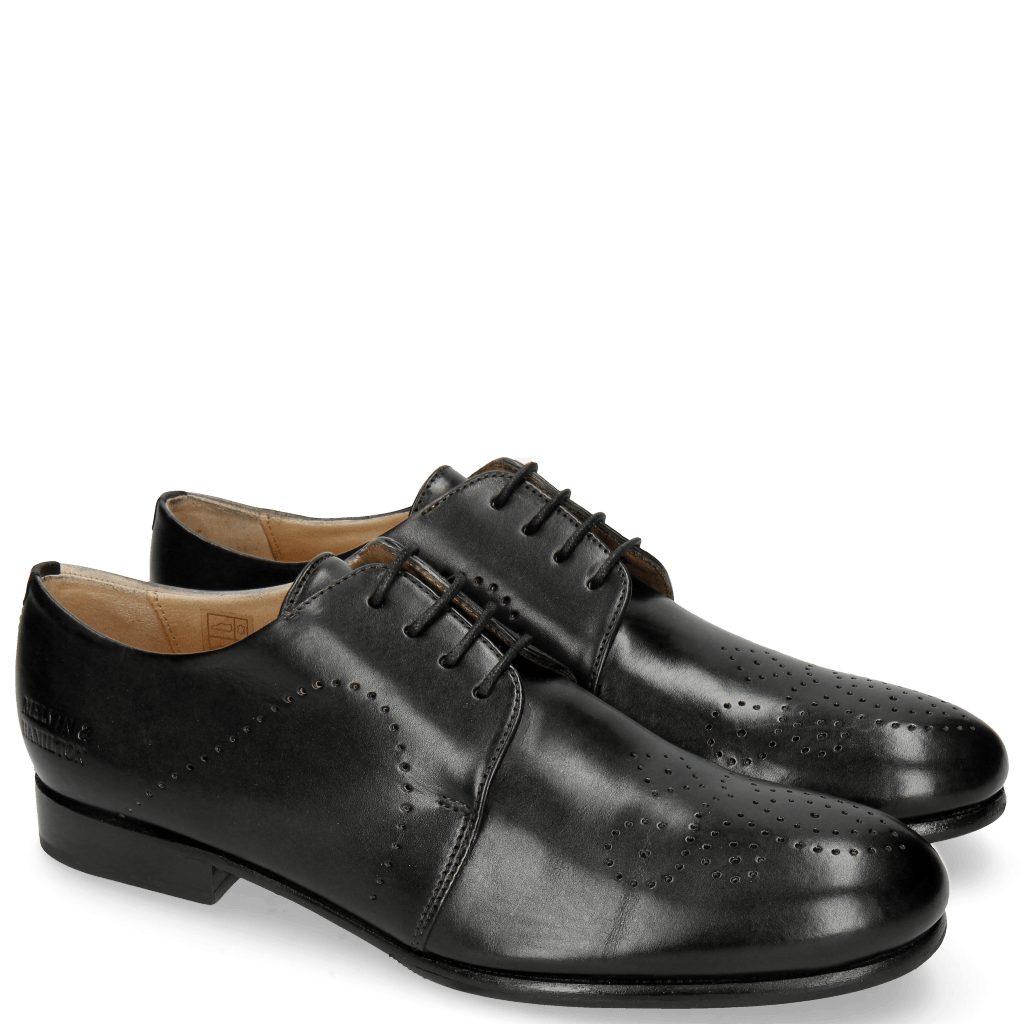 Derby Schuhe Sally 1 Black HRS