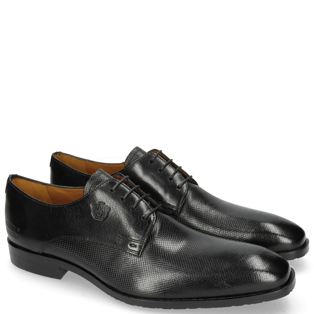 Derby Schuhe Greg 4 Venice Dice Black