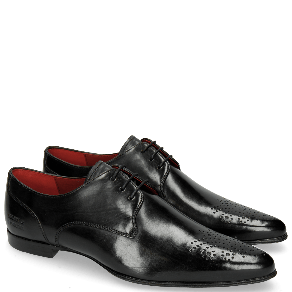 Derby Schuhe Sidney 6 Black