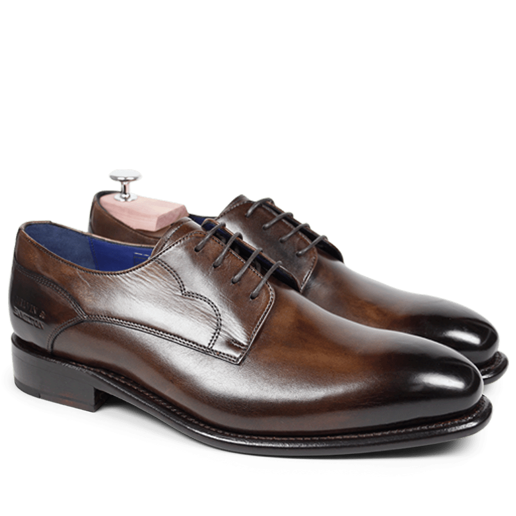 Derby Schuhe Charles 1 Crust Dark Brown LS