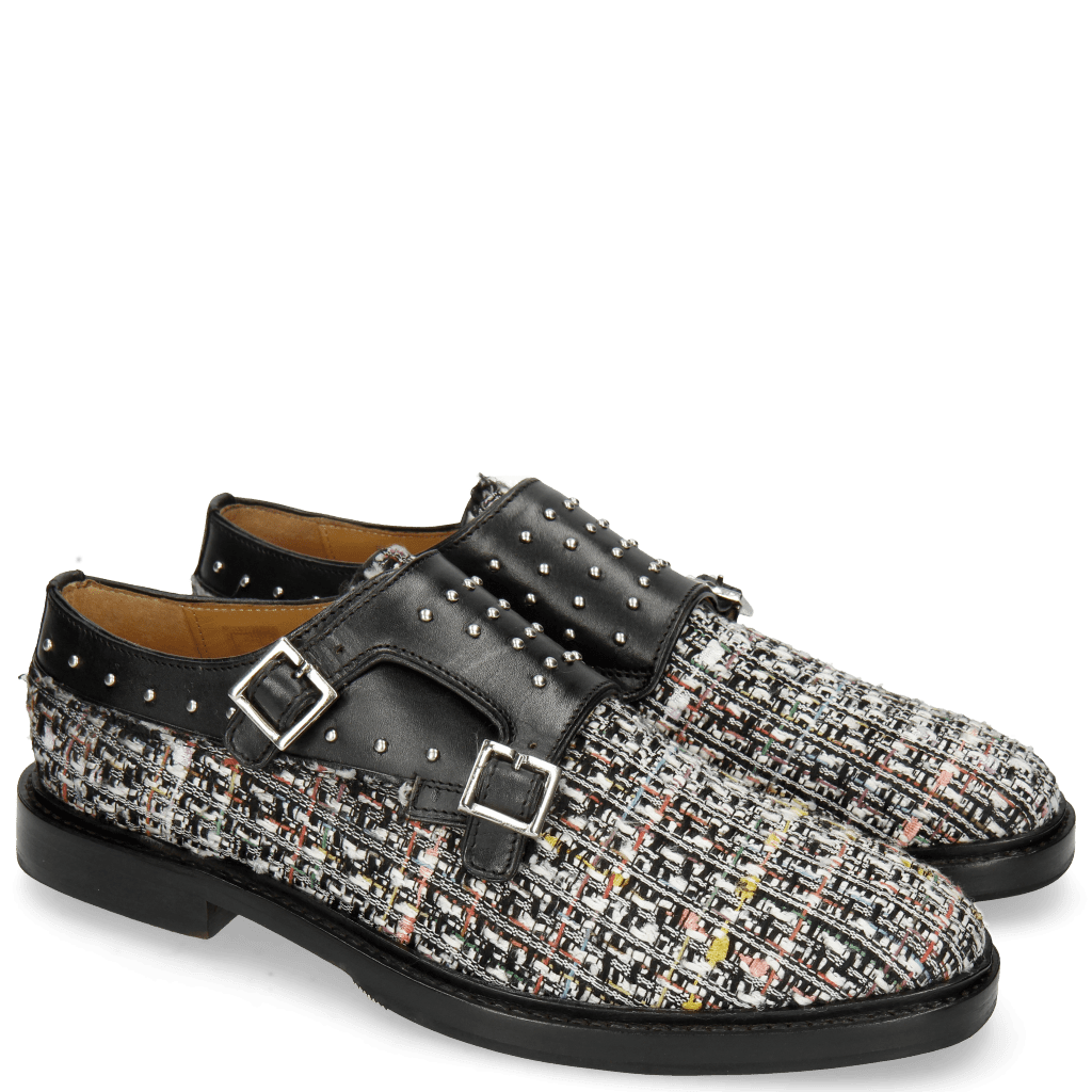 Monk Schuhe Katrin 1 Hybrid Textile Black