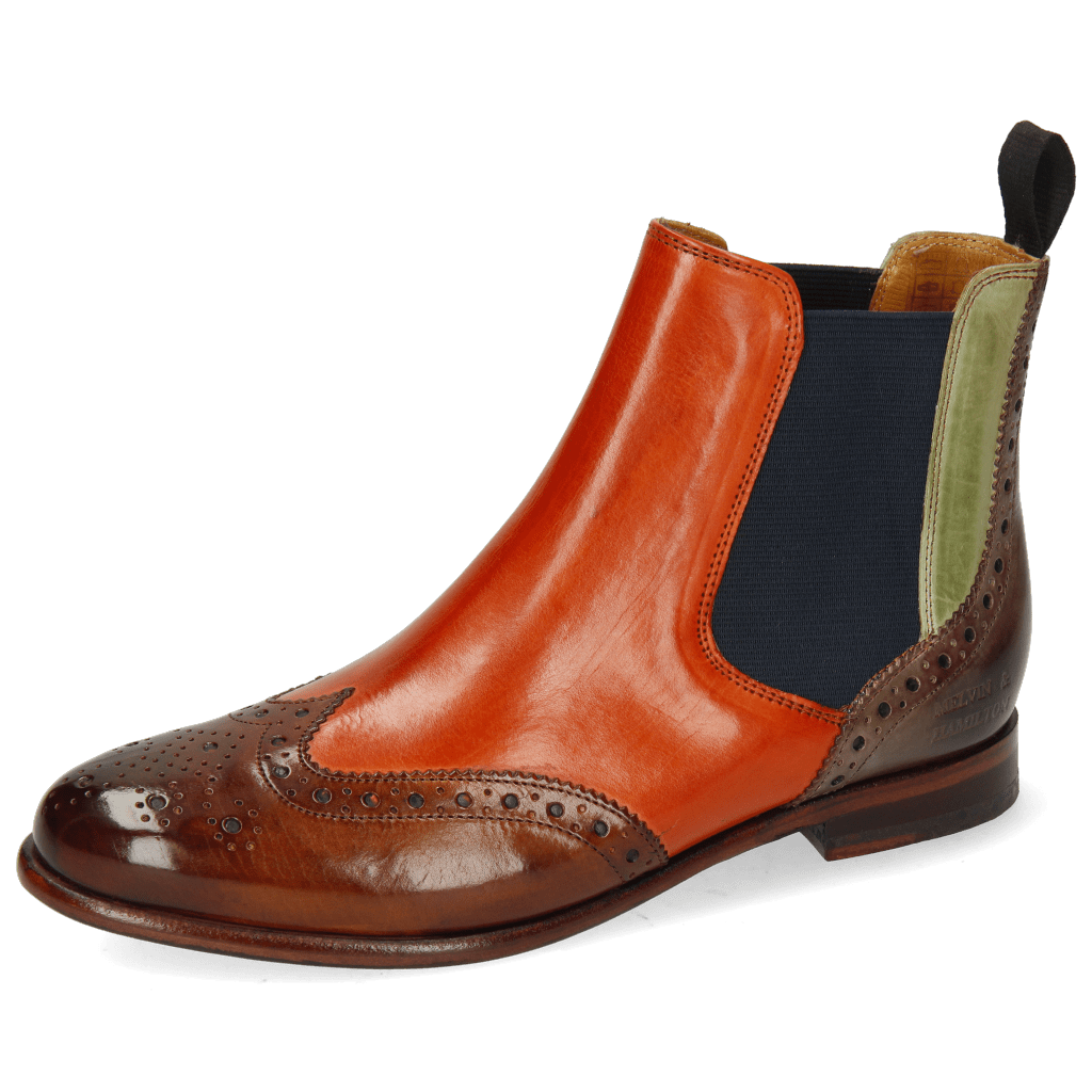 Stiefeletten Selina 6 Wood Winter Orange New Grass Stone