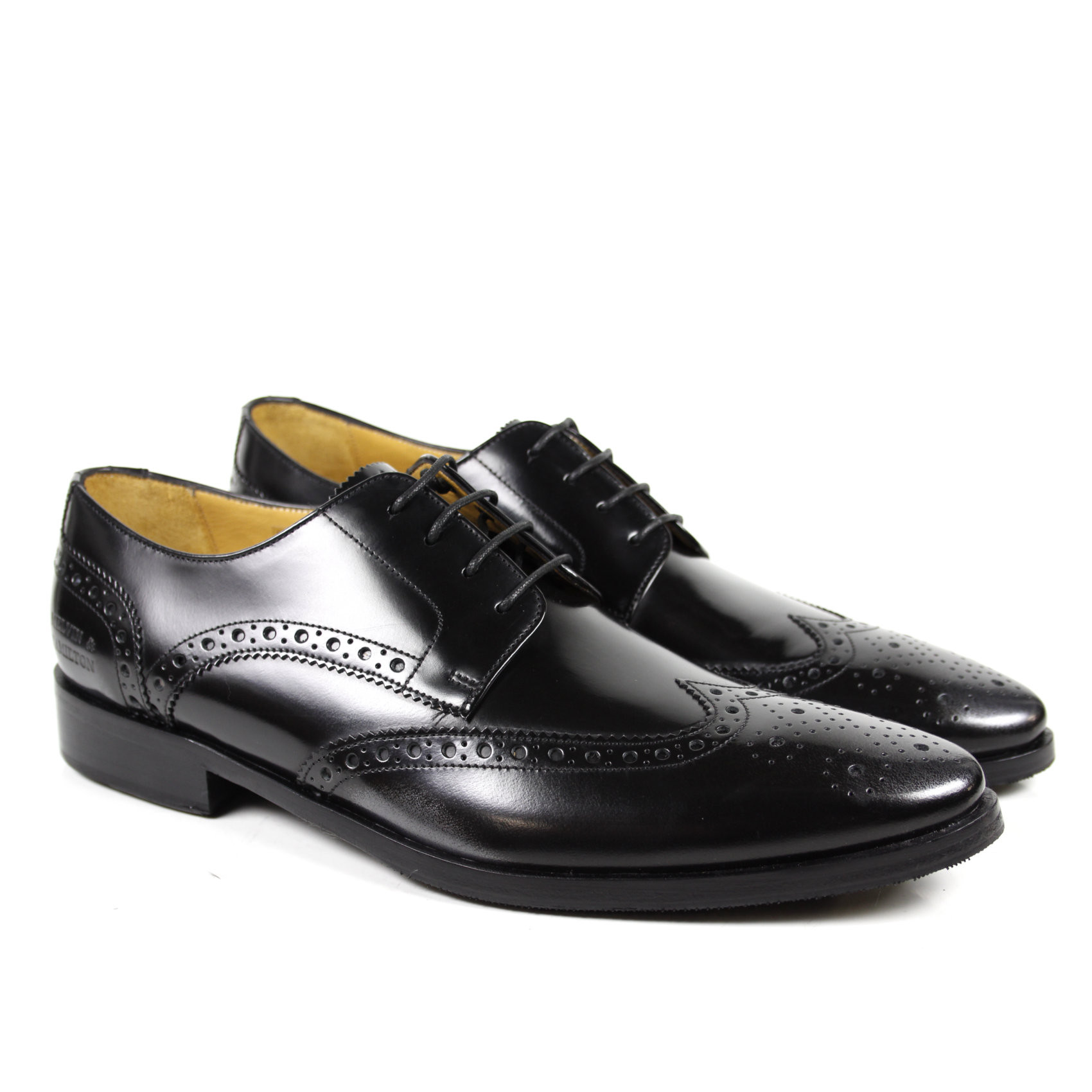 Derby Schuhe Daniel 6 Brush Gunmetal HRS