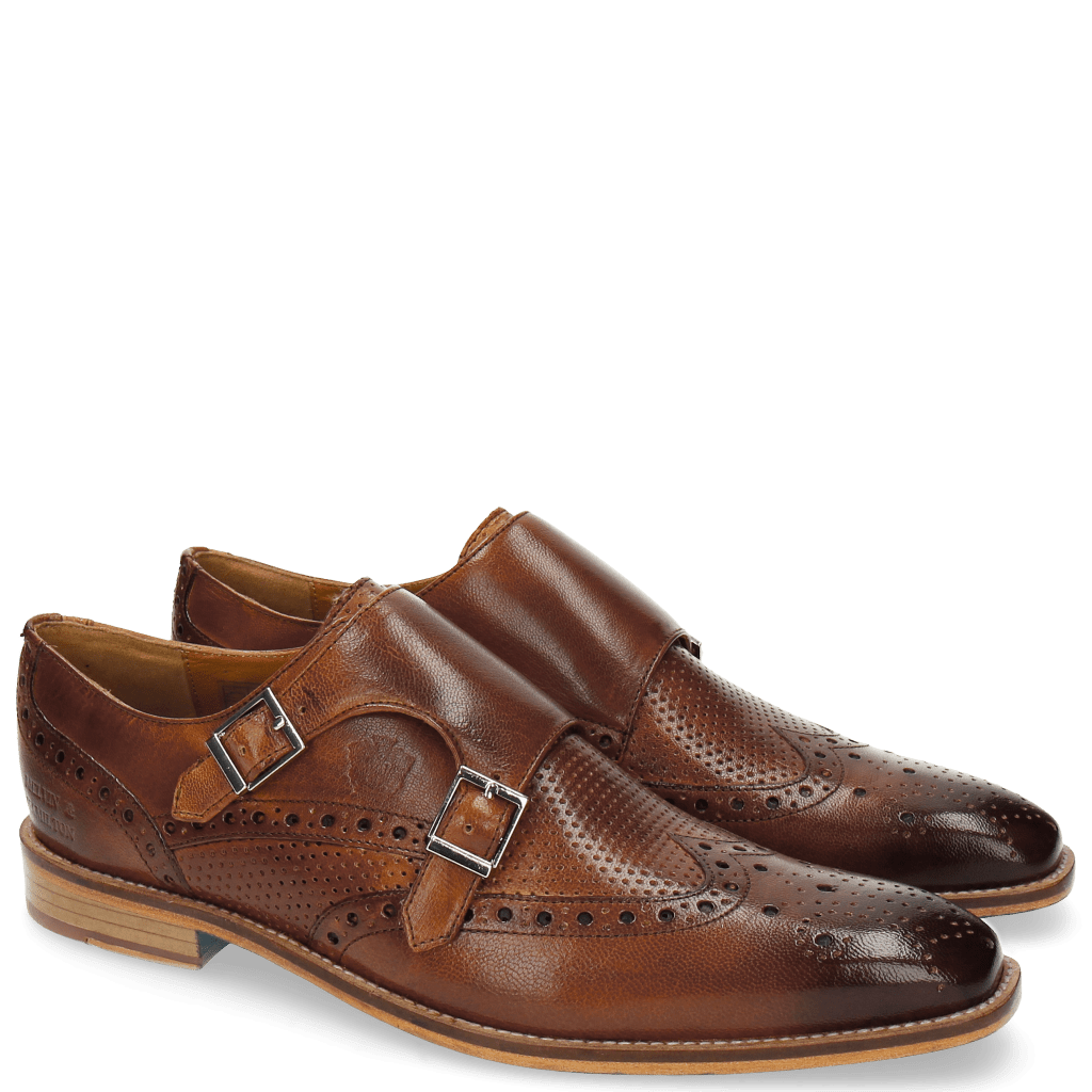 Monk Schuhe Martin 2 Venice Tan Venice Perfo Tan LS Natural