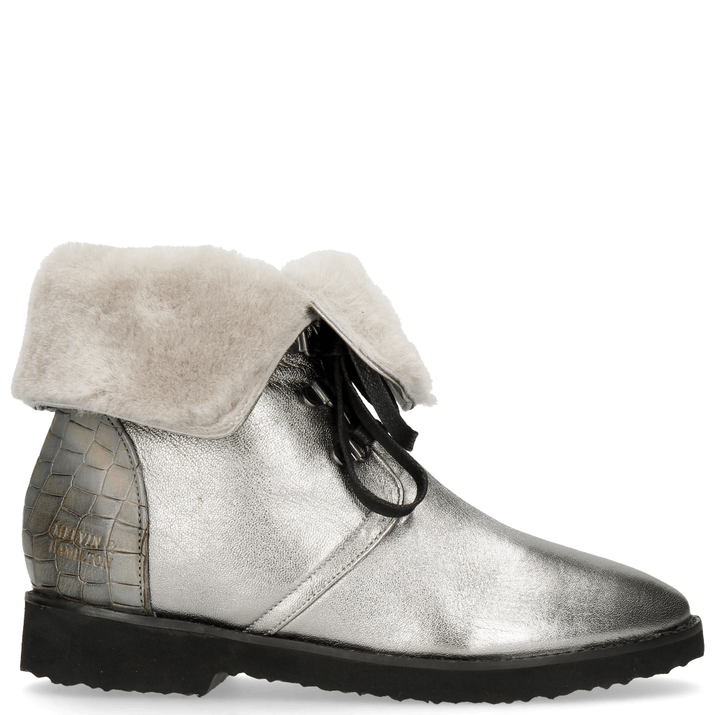 Stiefeletten Greta 1 Talca Steel Crock Satelite Fondo Gunmetal