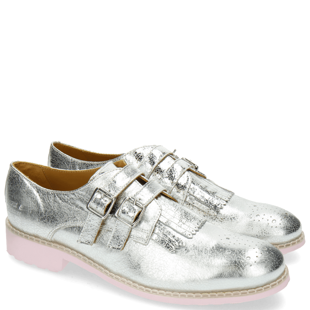 Monk Schuhe Ella 24 Metal Silver