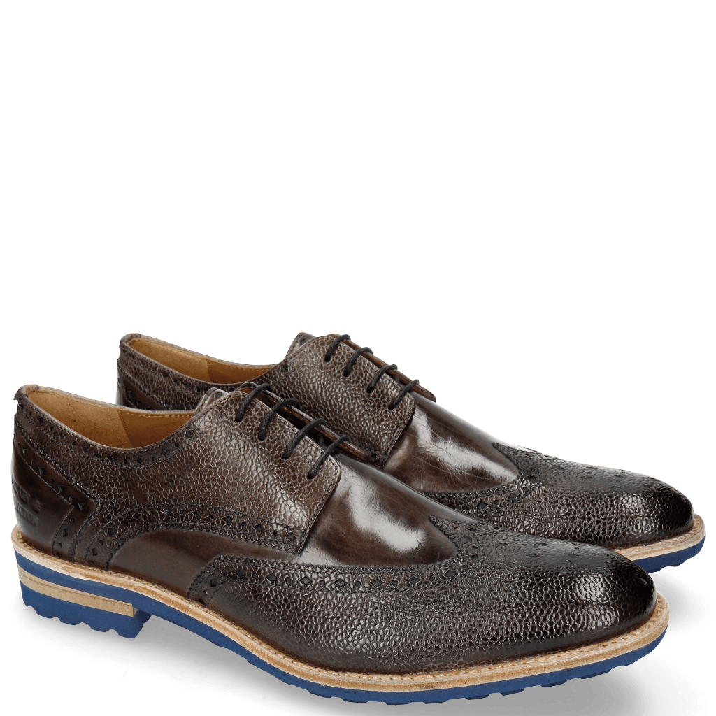 Derby Schuhe Eddy 5 Scotch Grain Stone