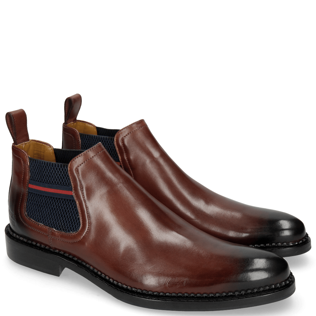 Stiefeletten Erol 12 Mokka Toe Navy