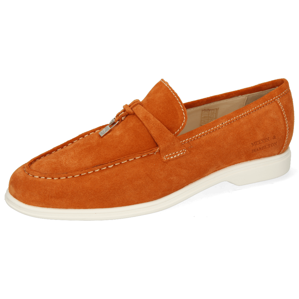 Mokasyny Earl 3 Suede Pattini Orange