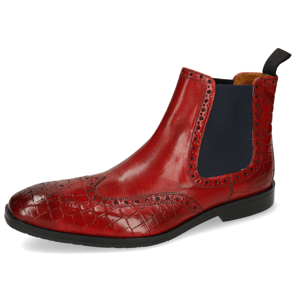 Botki Greg 2 Venice Crock Ruby Elastic Black