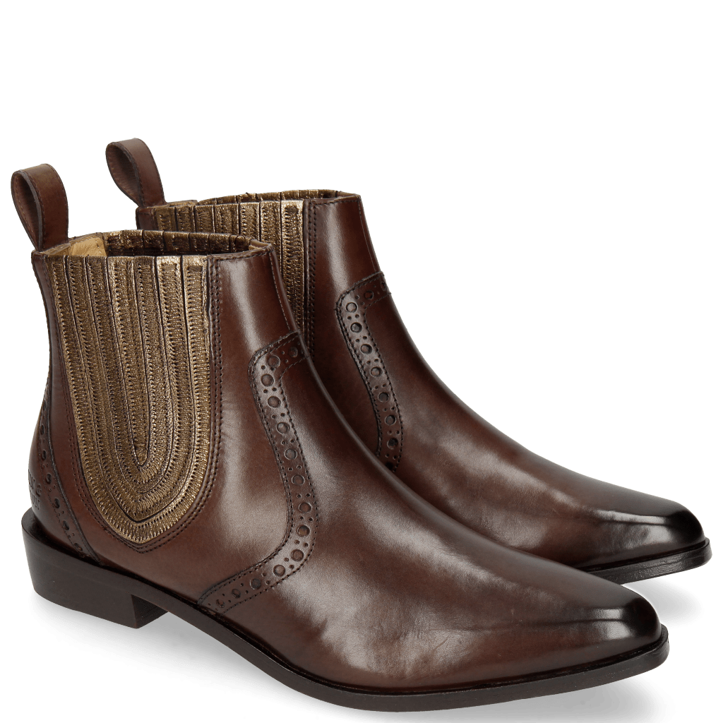 Botki Marlin 3 Mogano Fondo Bronze Elastic Cover