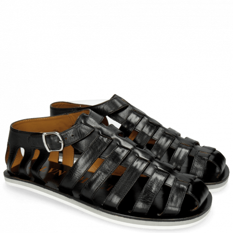 Sam 3 Black Modica White | Melvin & Hamilton