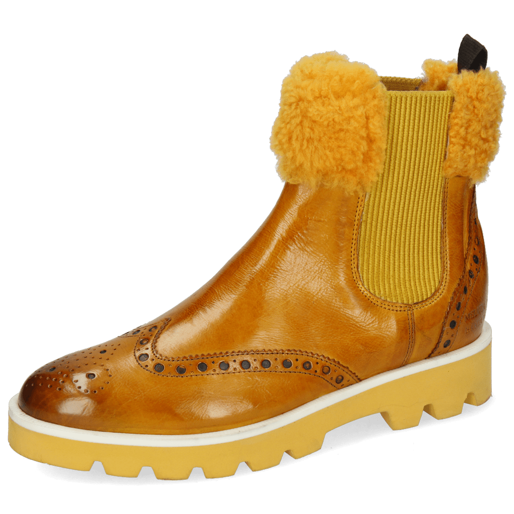 mustard yellow ankle boots