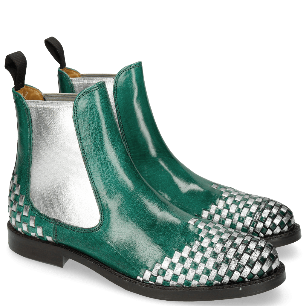 Ankle boots Molly 10 Pine Interlaced Crush Metal