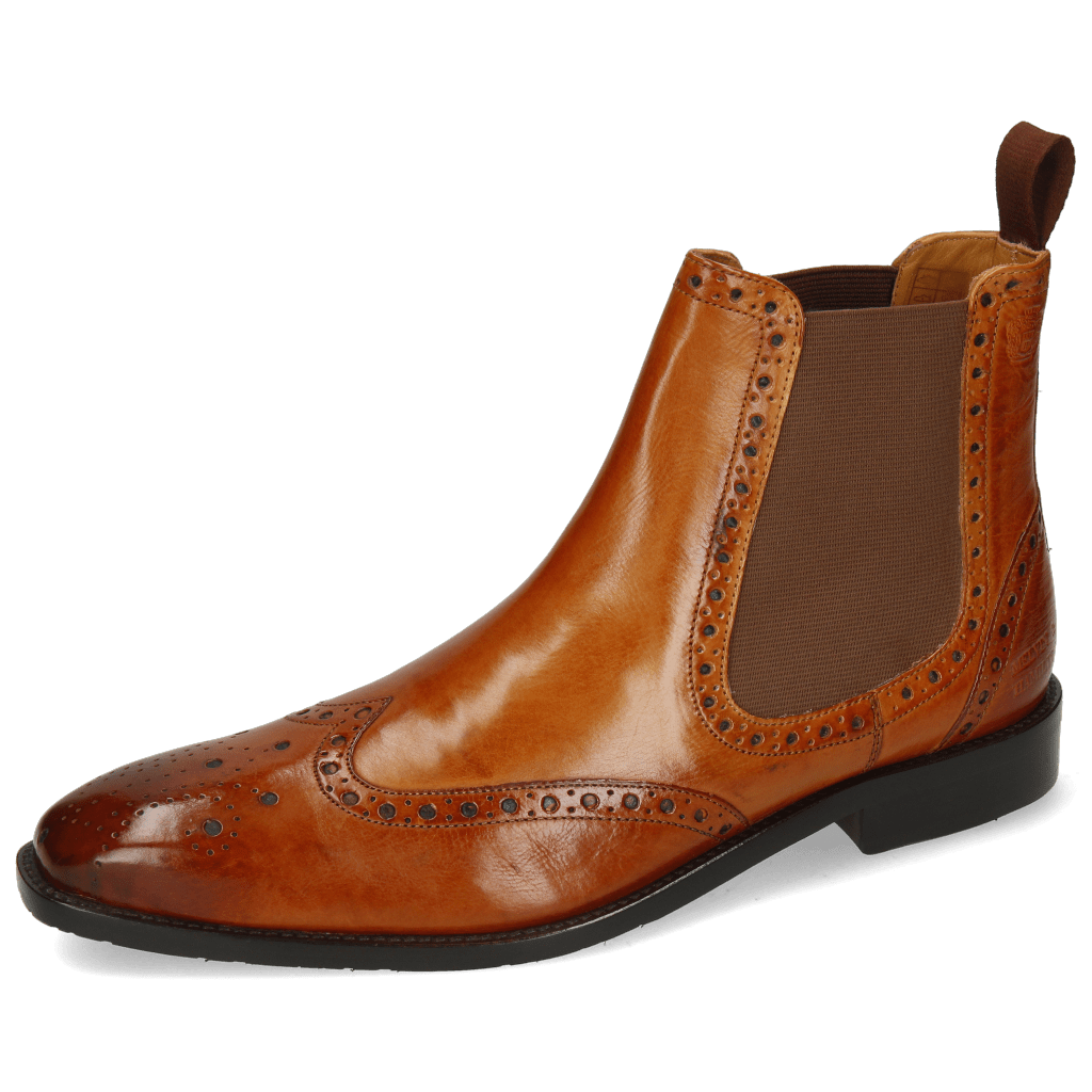 Ankle boots Xabi 2 Berlin Tan Elastic Brown Rubber Navy