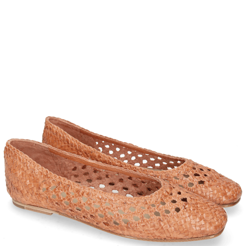 orange ballet pumps