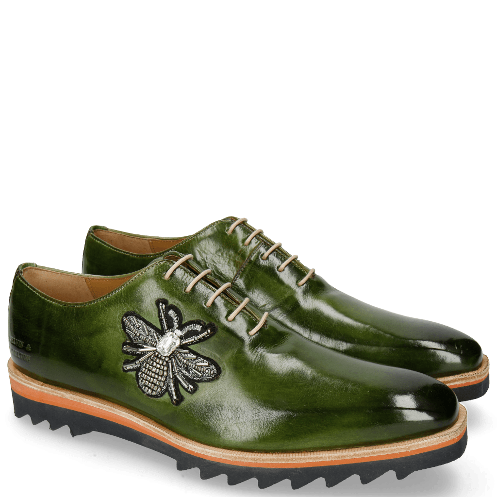 Oxford shoes Jeff 26 Ultra Green Patch Bee Stone