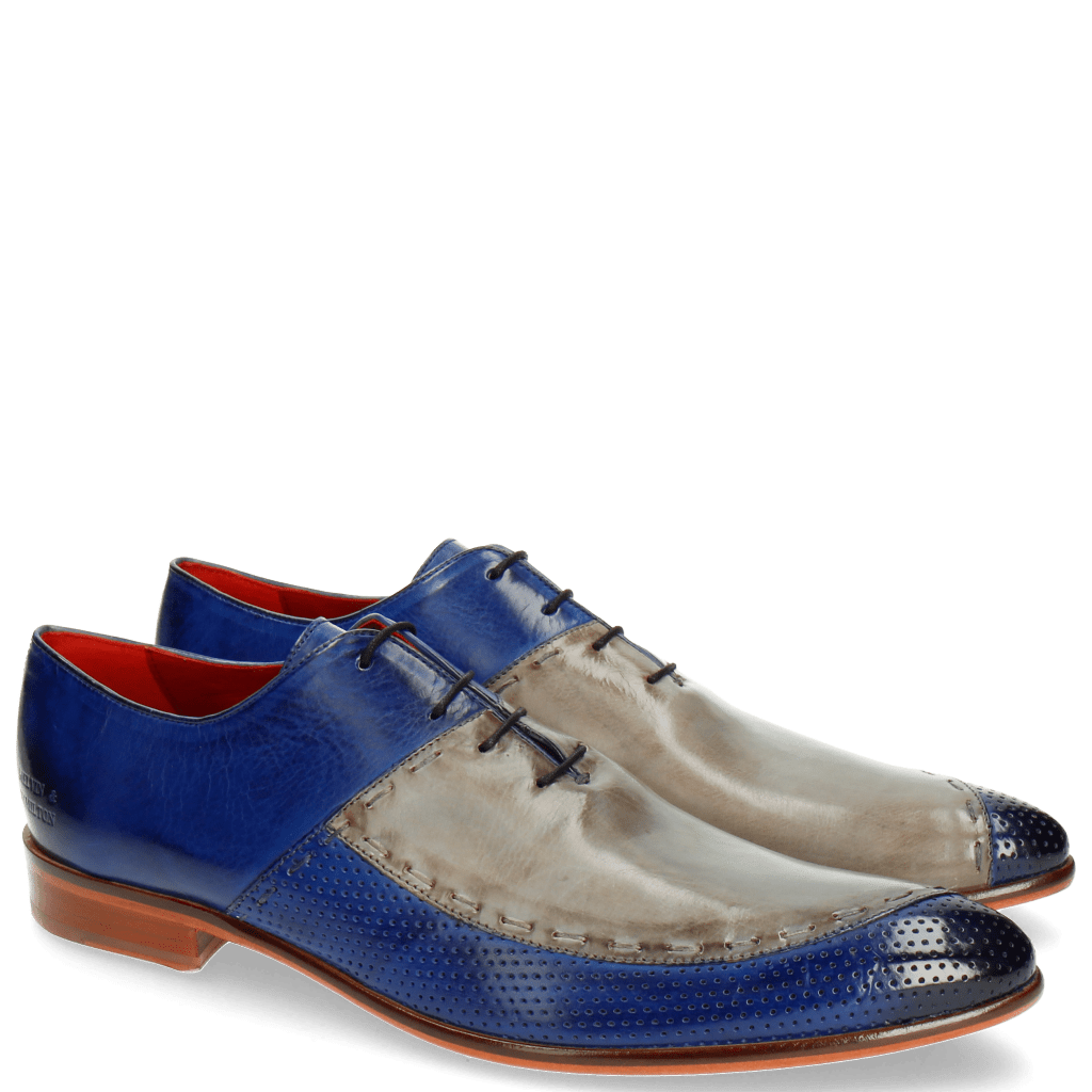 Oxford shoes Toni 15 Perfo China Blue Morning Grey LS Natural