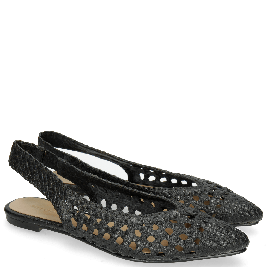 black ballet pumps