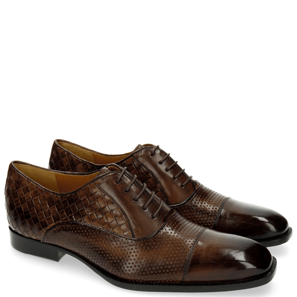 Oxford shoes Woody 9 Perfo Mesh Dark Brown
