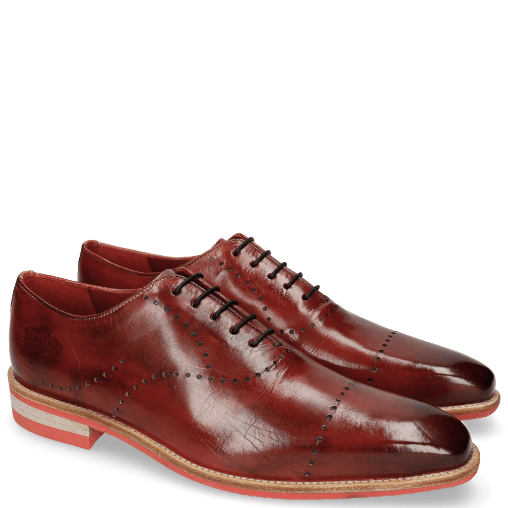 Oxford shoes Lance 40 Ruby Lasercut Crown