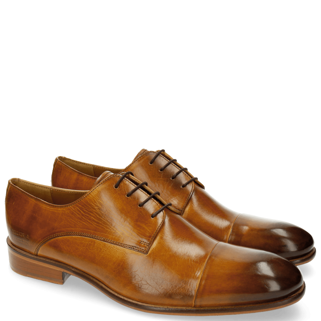 cognac derby shoe