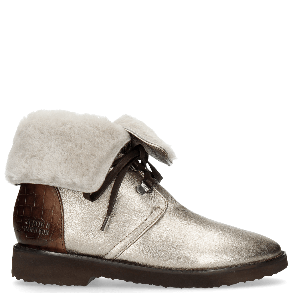 Ankle boots Greta 1 Talca Pewter Crock Chestnut
