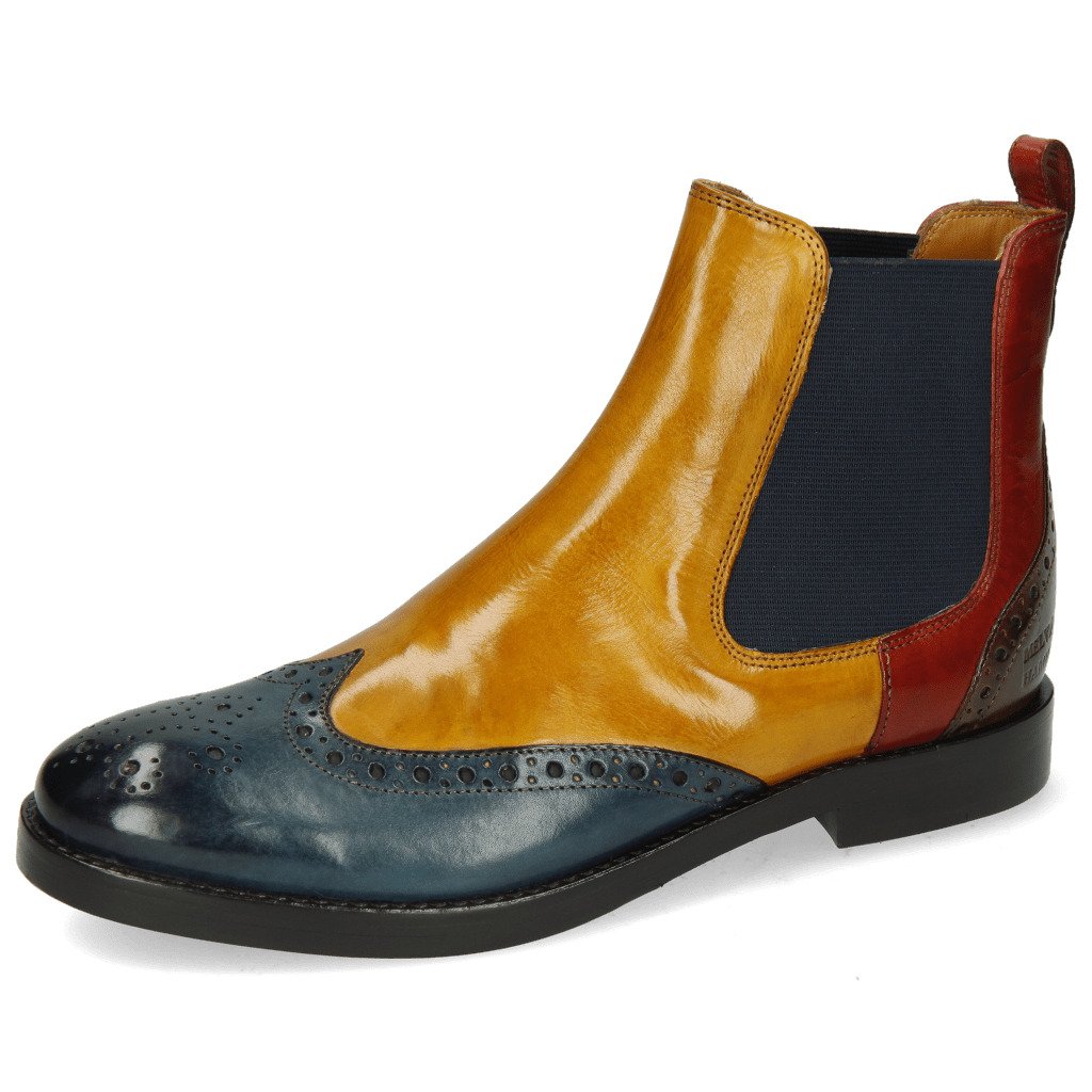 Ankle boots Amelie 5 Ice Lake Indy Yellow Rubino Khaki