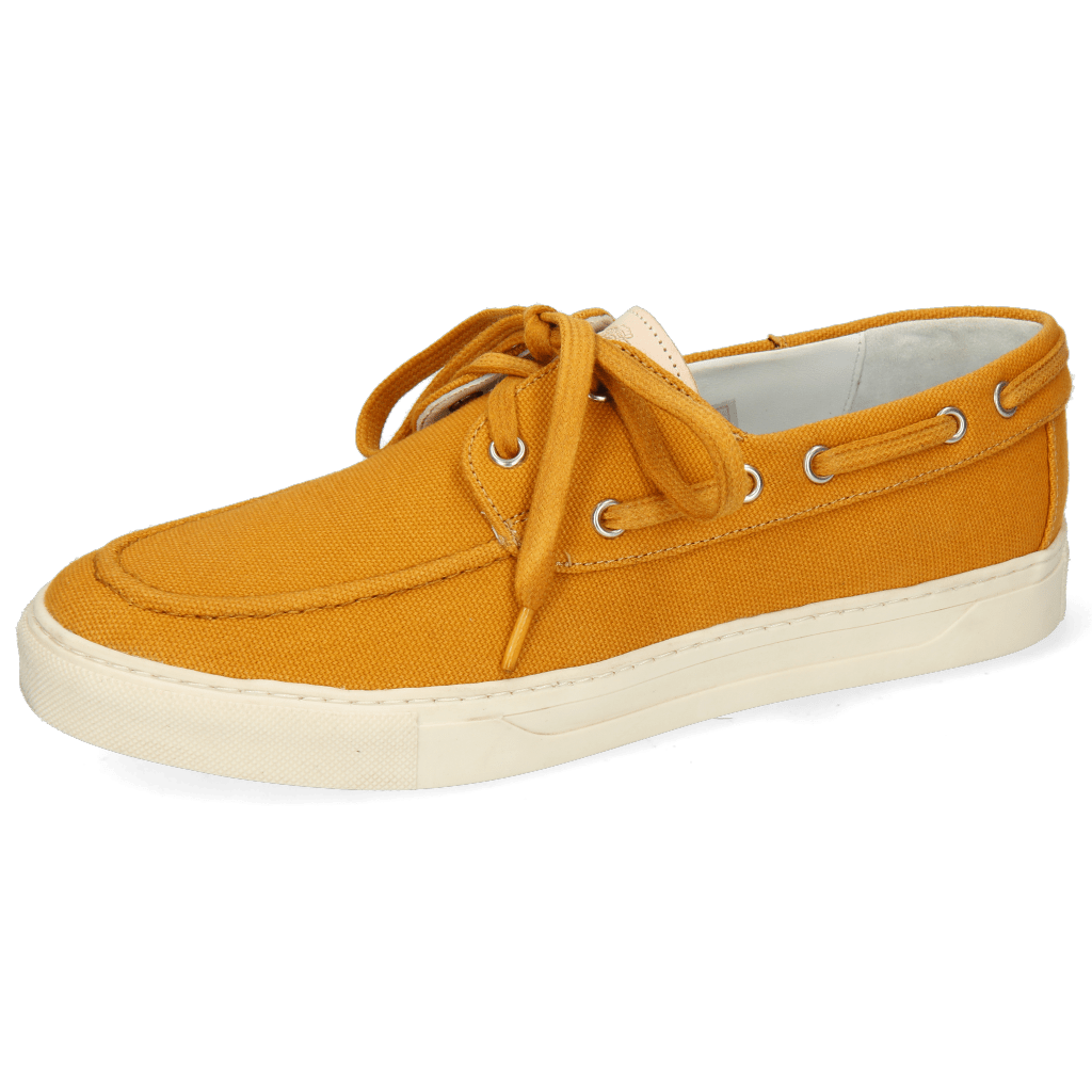Boat shoes Adrian 8 Canvas Orange Natural