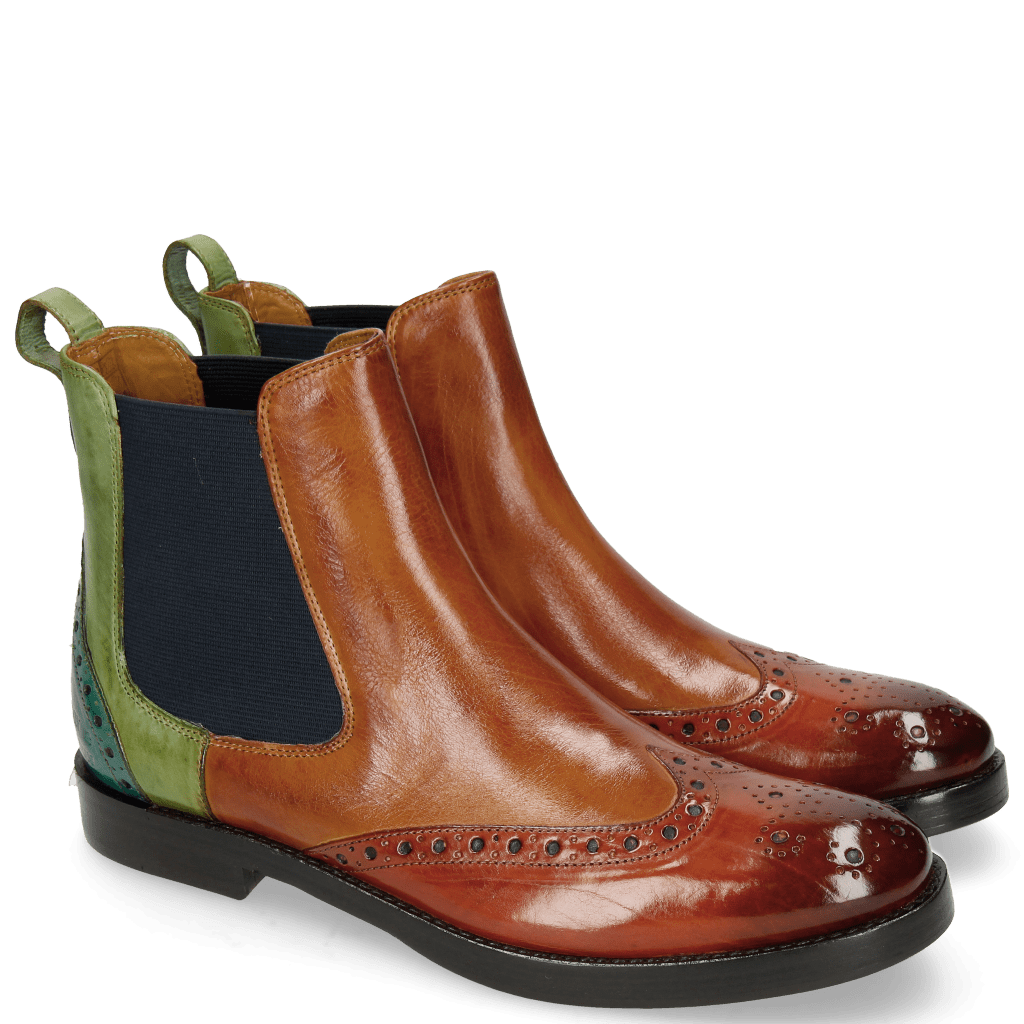 Ankle boots Amelie 5 Rust Tan New Grass Abyss