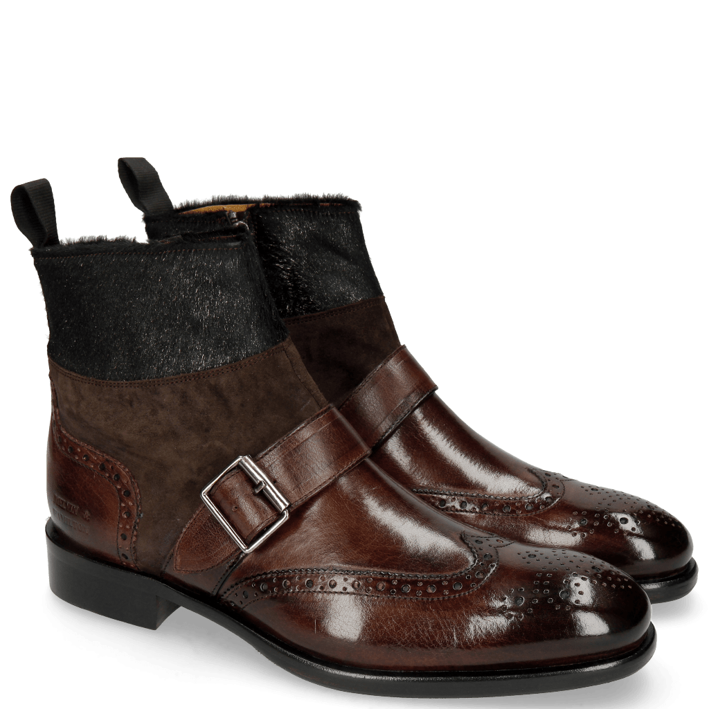 Ankle boots Patrick 12 Mogano Lima Espresso Hair On Breeze Antracite