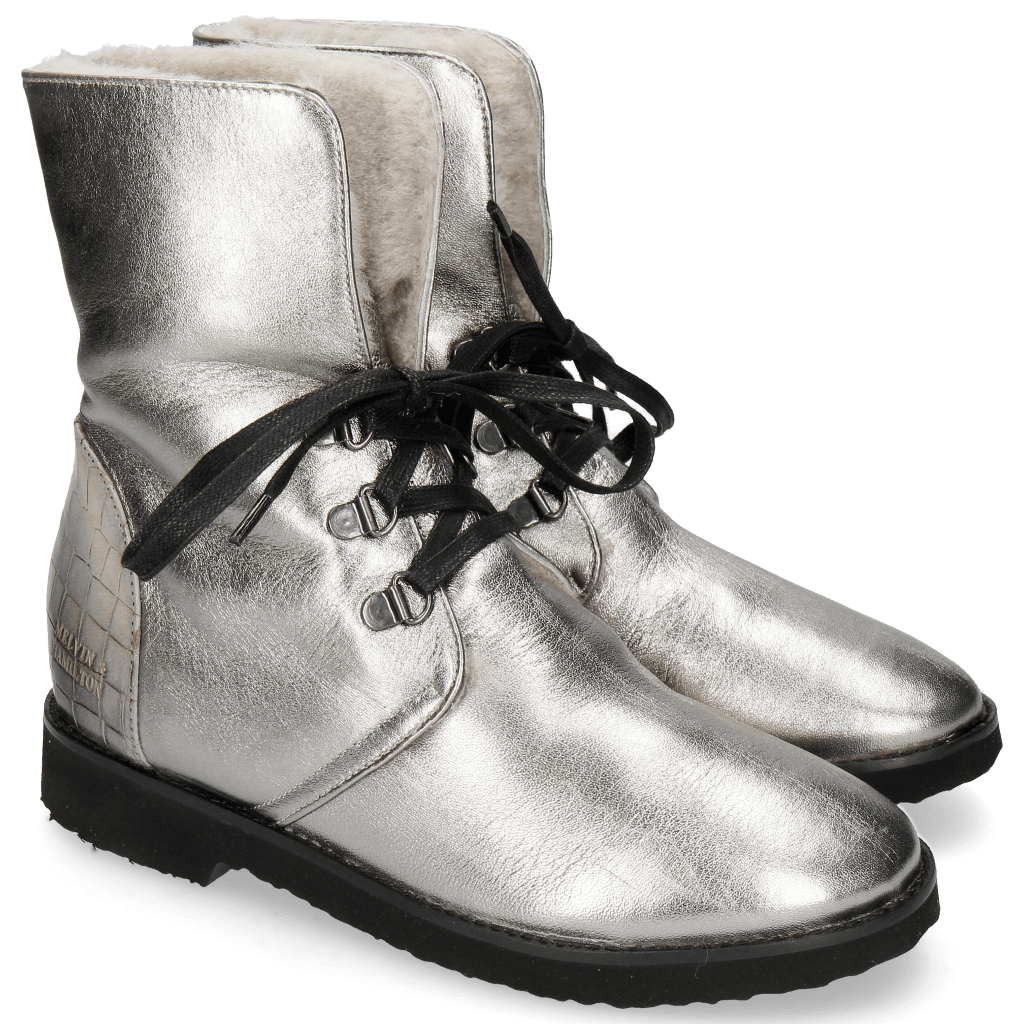 Ankle boots Greta 1 Nappa Steel Venice Crock Satelite