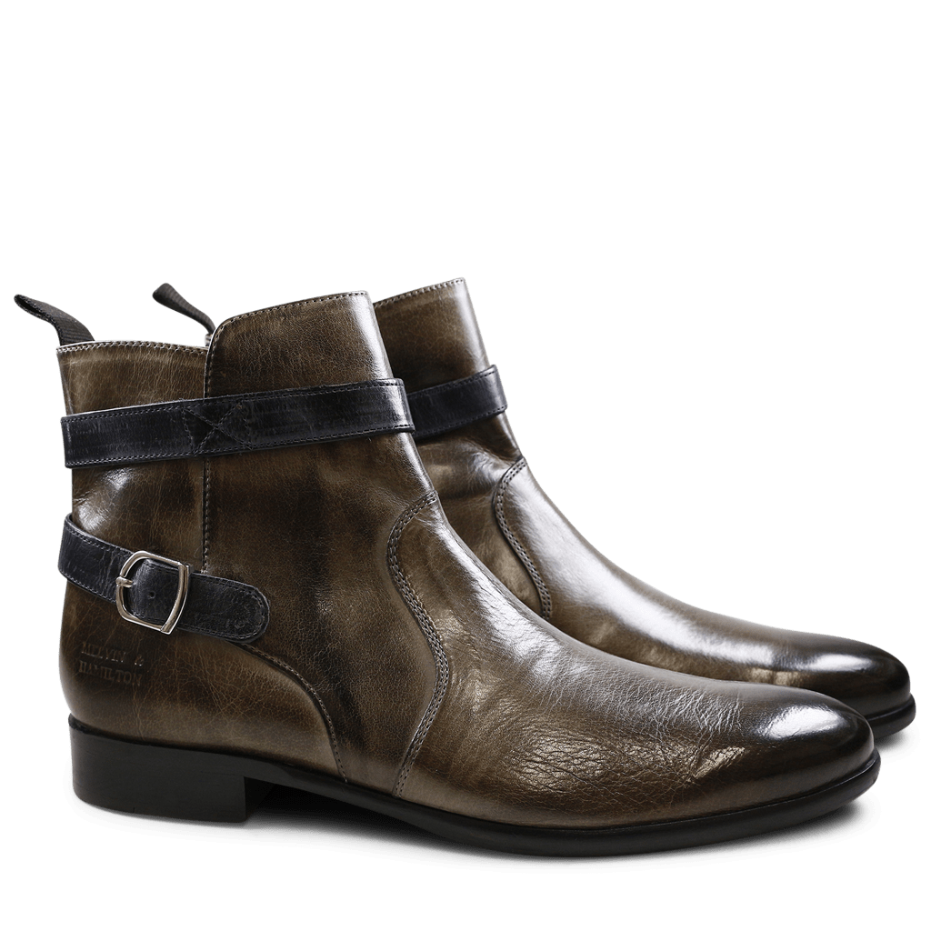 Ankle boots Henry 9 Classic Stone Strap Navy HRS