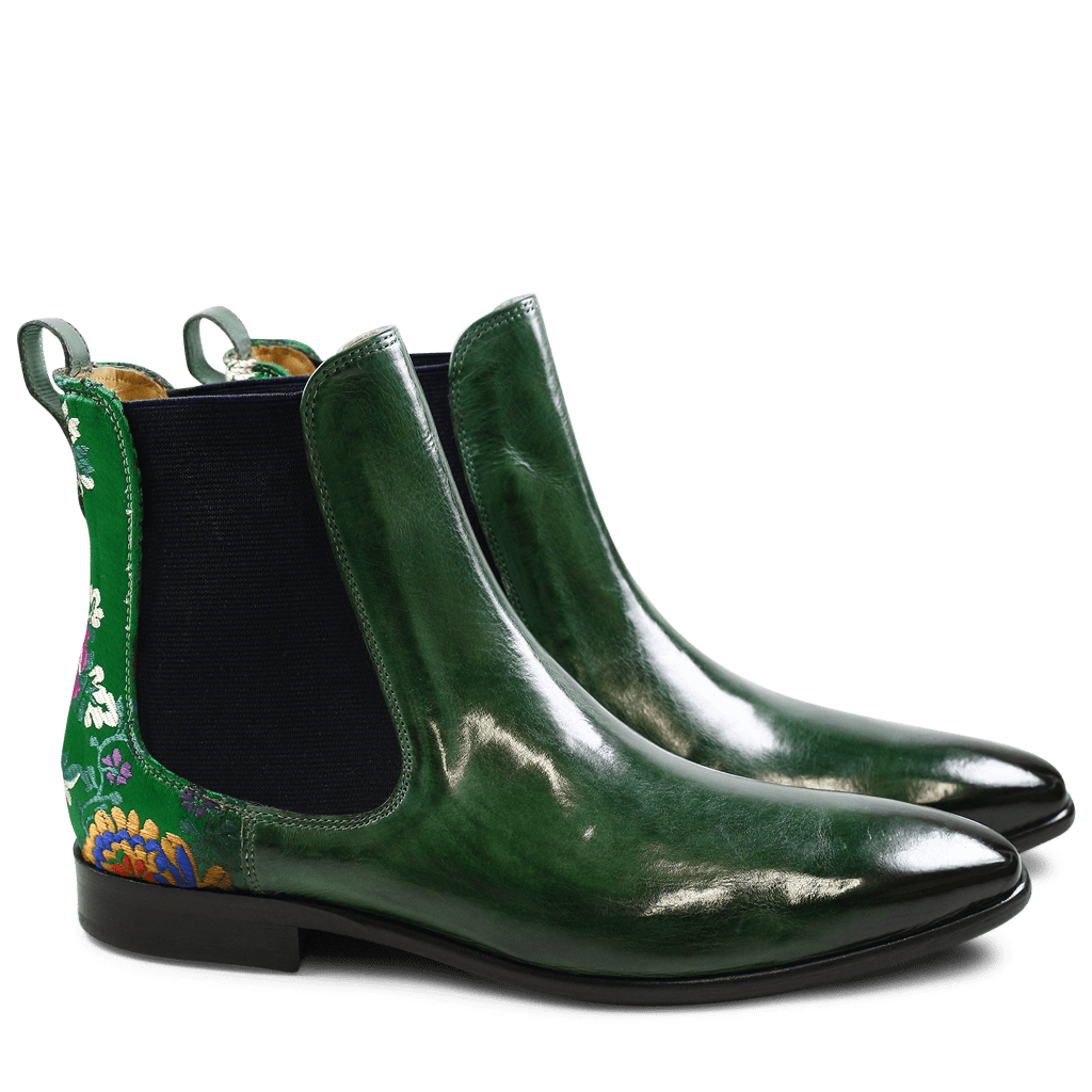 forest green rain boots
