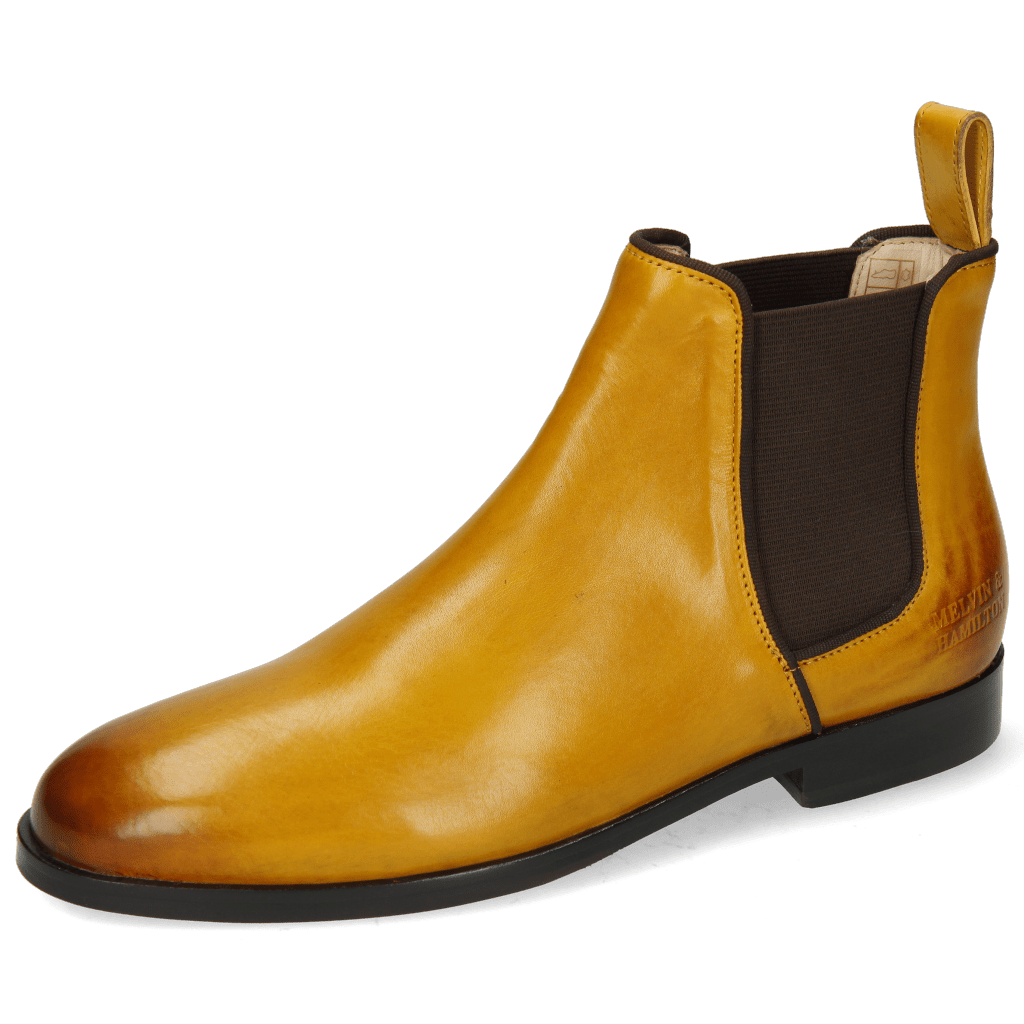 Ankle boots Susan 70 Indy Yellow Binding Brown