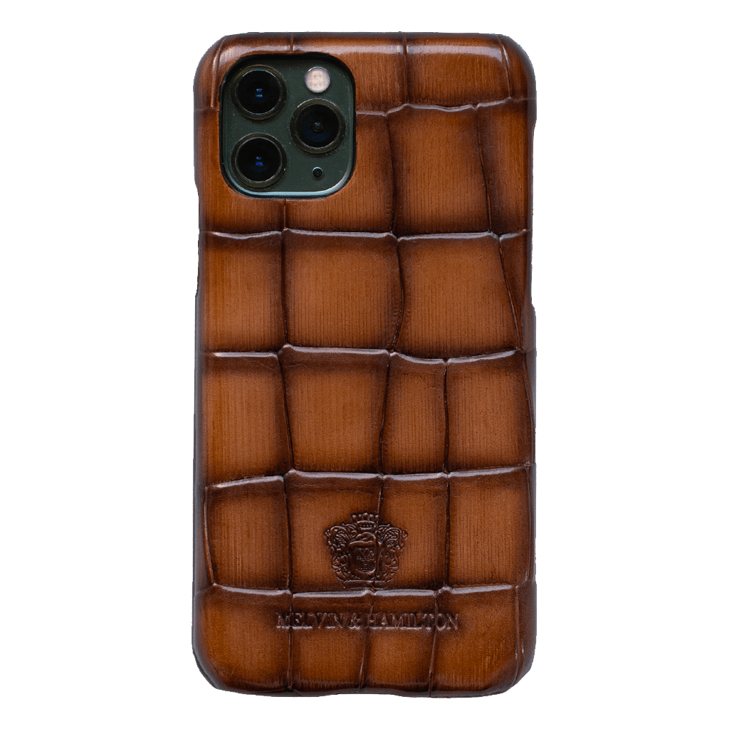 Iphone Case Eleven Pro Turtle Wood Shade Dark Brown Melvin Hamilton