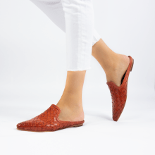 Mules Lydia 2 Woven Scale Earthly