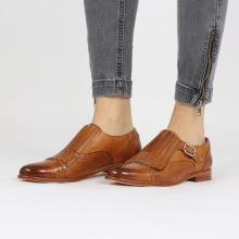 Monks Selina 58 Imola Tan Lining Nappa Beige