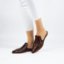 Mules Lydia 2 Woven Scale Tan